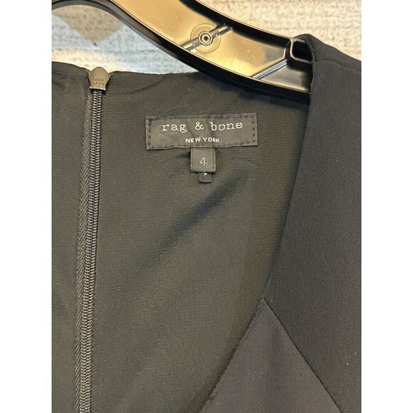 Rag & Bone New York Montrose Leather Panel Size 4 - Picture 2 of 3